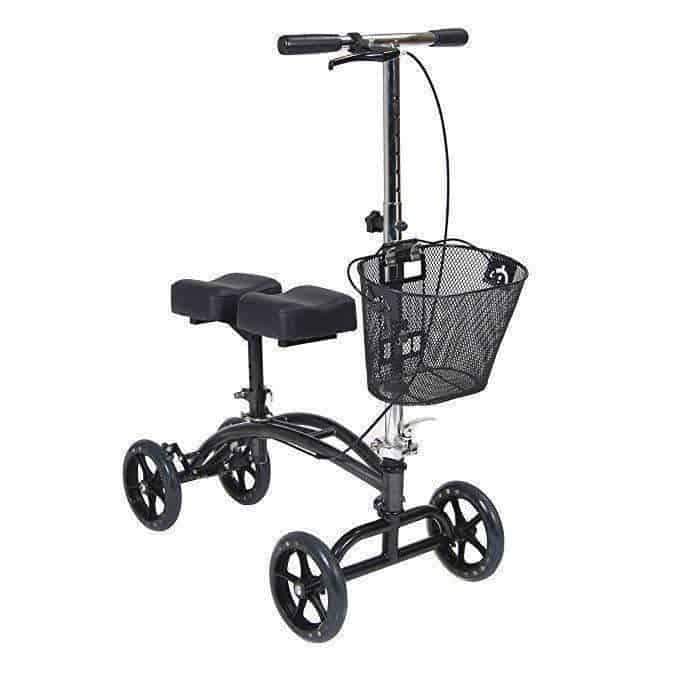 Drive Medical Dual Pad Steerable Knee Walker with Basket - Senior.com walkers